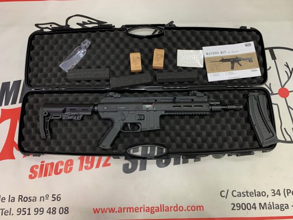CARABINA MAUSER M15 TAC OPS NEGRA CAL 22 LR