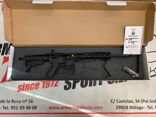 RIFLE RUGER AR-556 CAL 300 AAC BLK