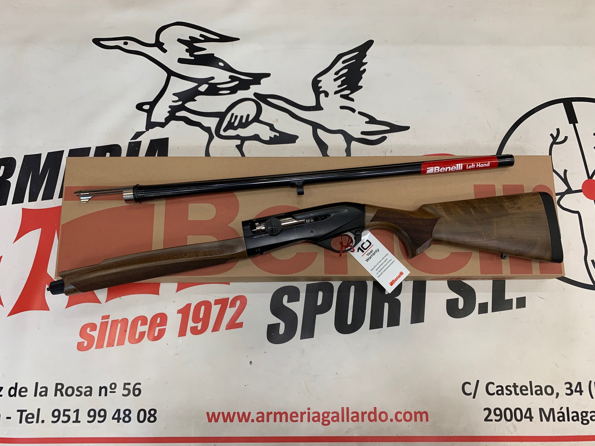 ESCOPETA BENELLI MONTEFELTRO WOOD ZURDO NOVEDAD