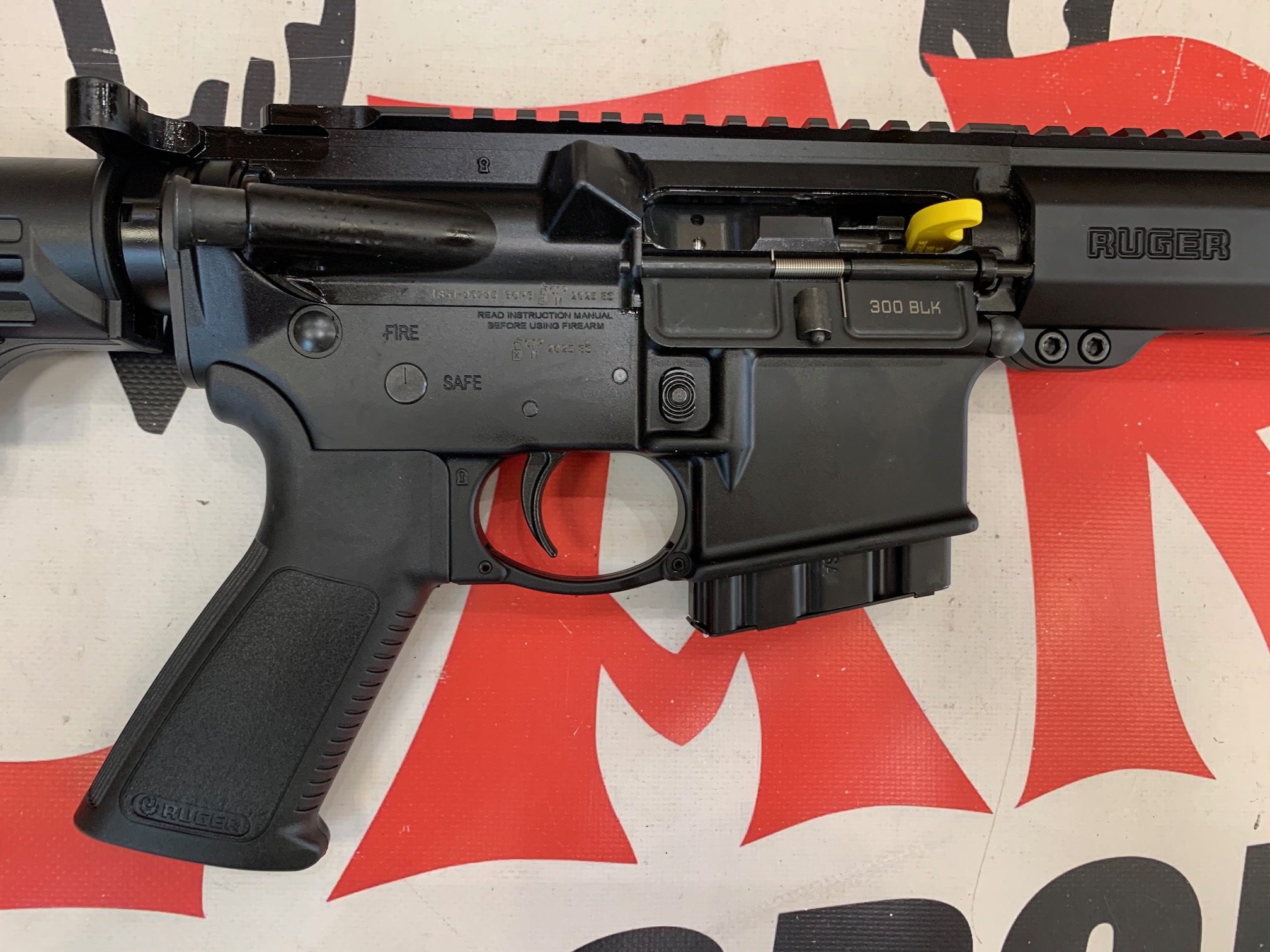 RIFLE RUGER AR-556 CAL 300 AAC BLK