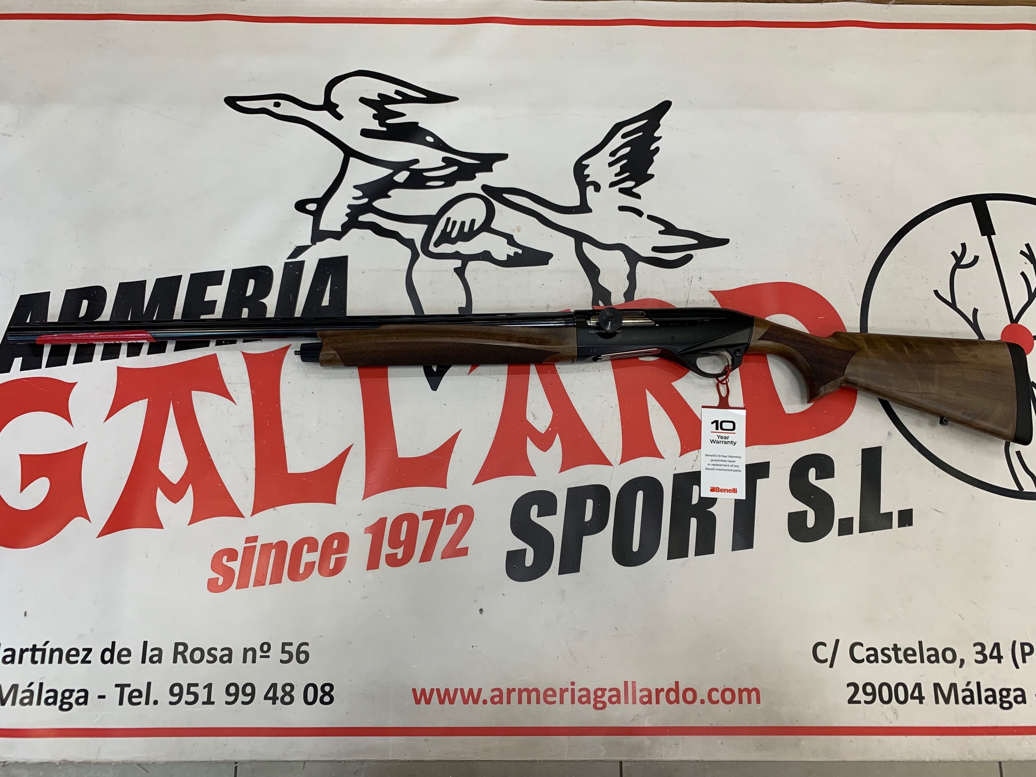 ESCOPETA BENELLI MONTEFELTRO WOOD ZURDO NOVEDAD
