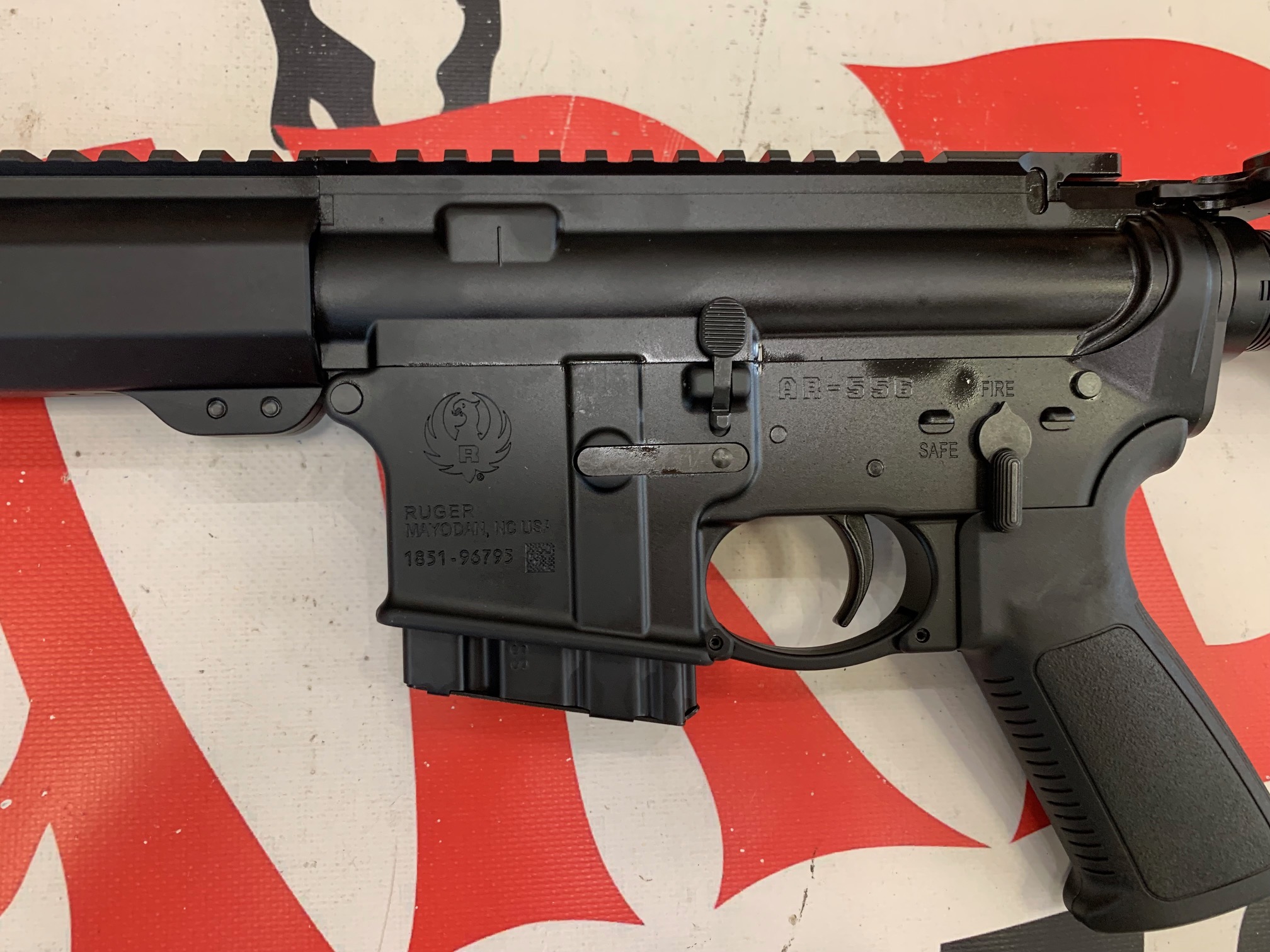 RIFLE RUGER AR-556 CAL 300 AAC BLK
