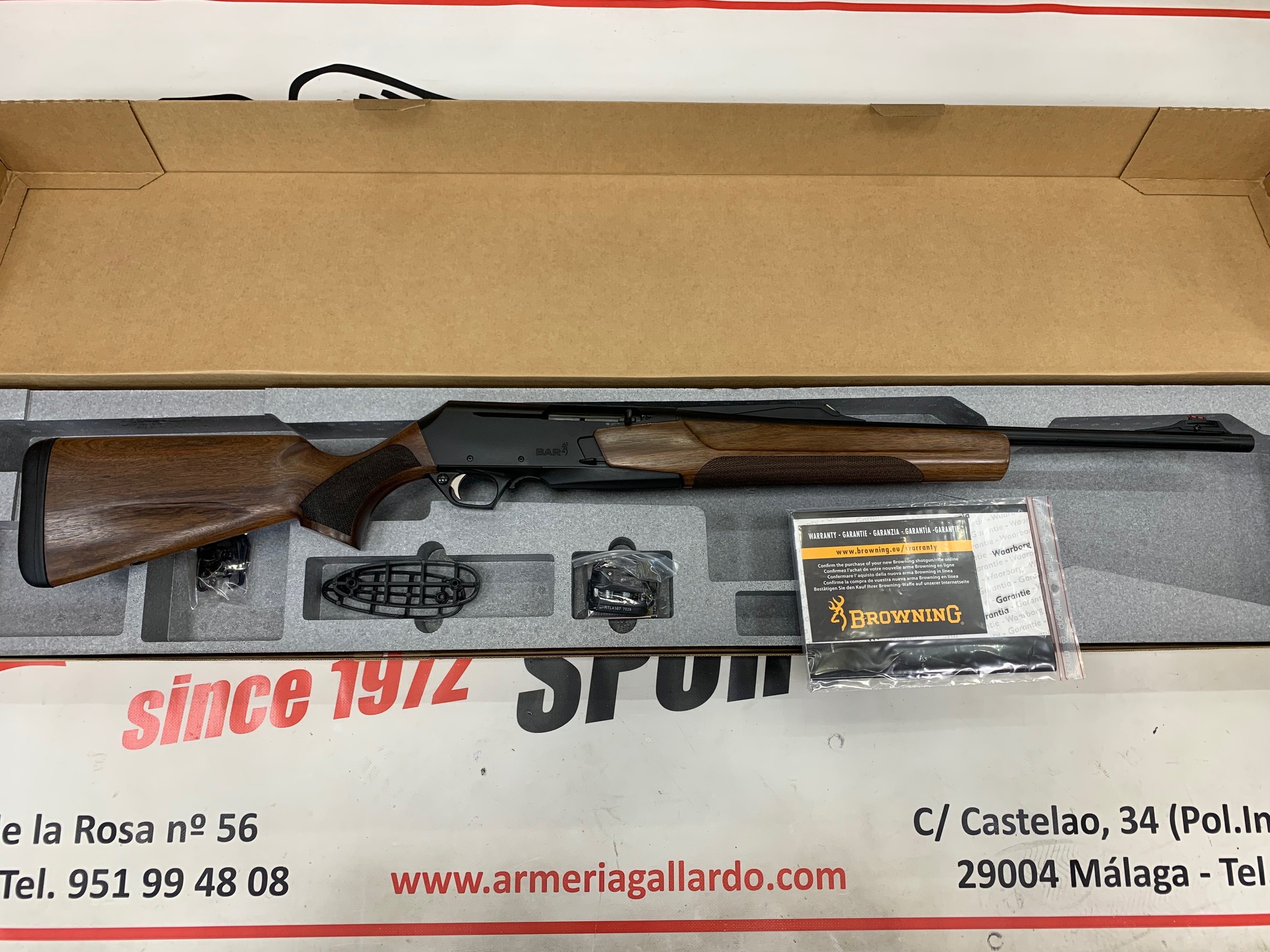 RIFLE BROWNING BAR MK4 WOOD ONE NOVEDAD