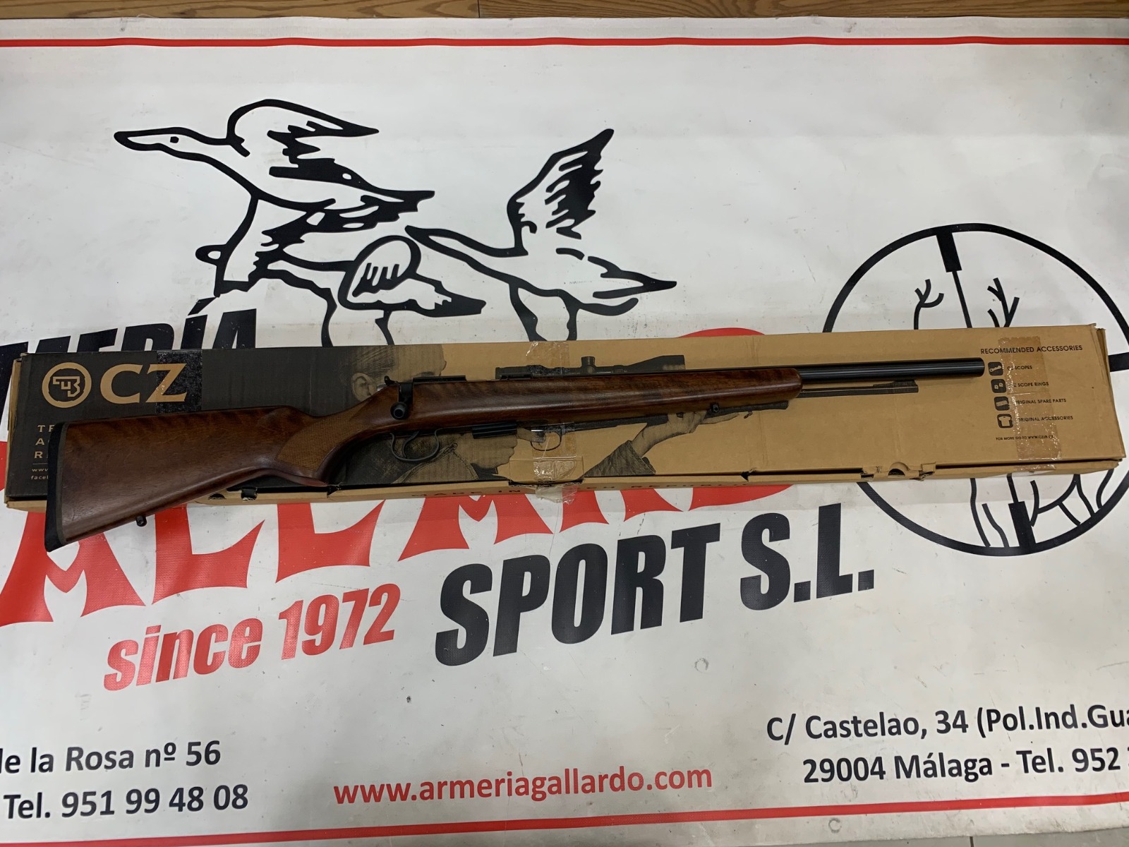 CARABINA CZ 457 VARMINT 17 HMR IMPECABLE