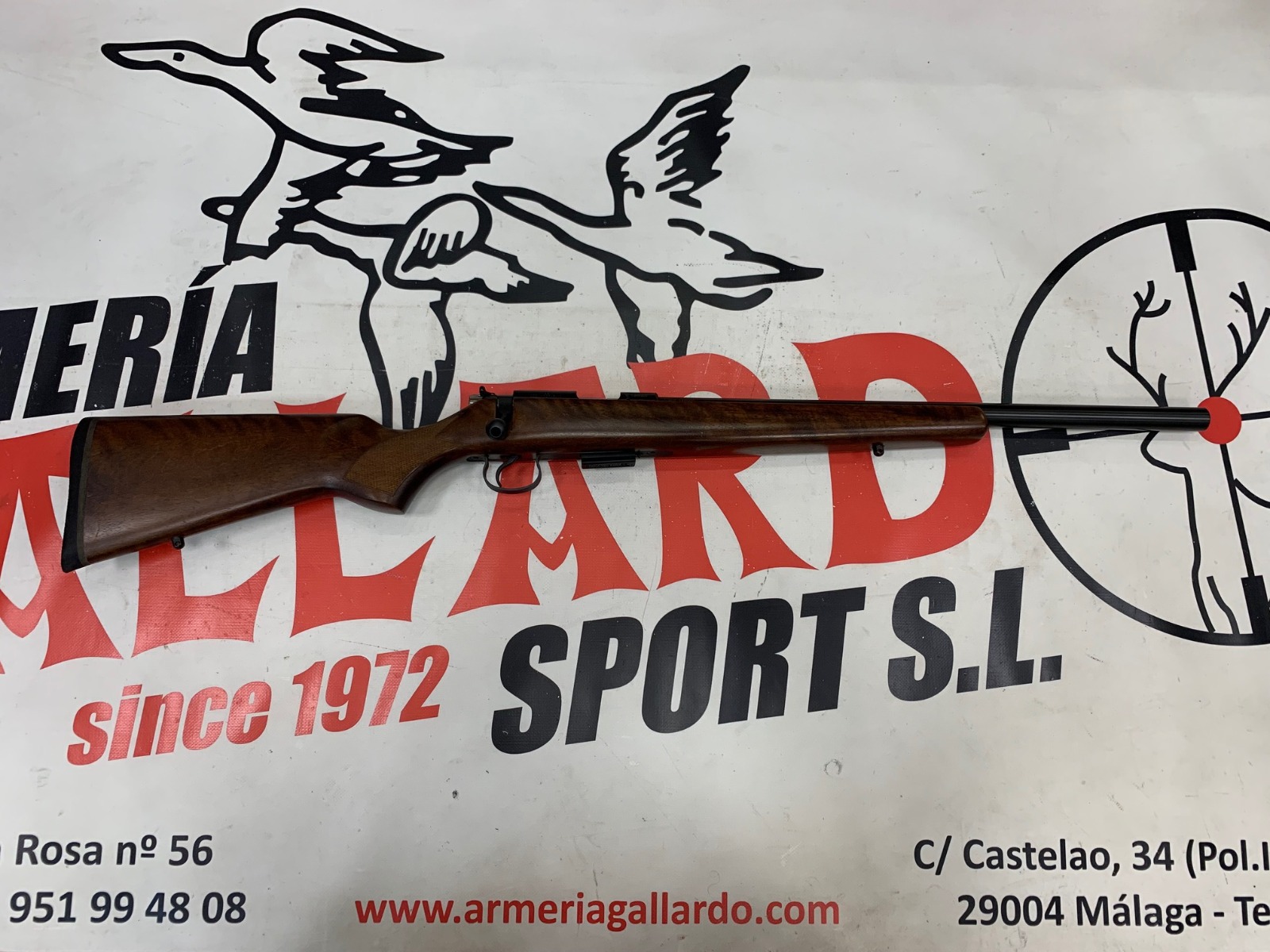 CARABINA CZ 457 VARMINT 17 HMR IMPECABLE