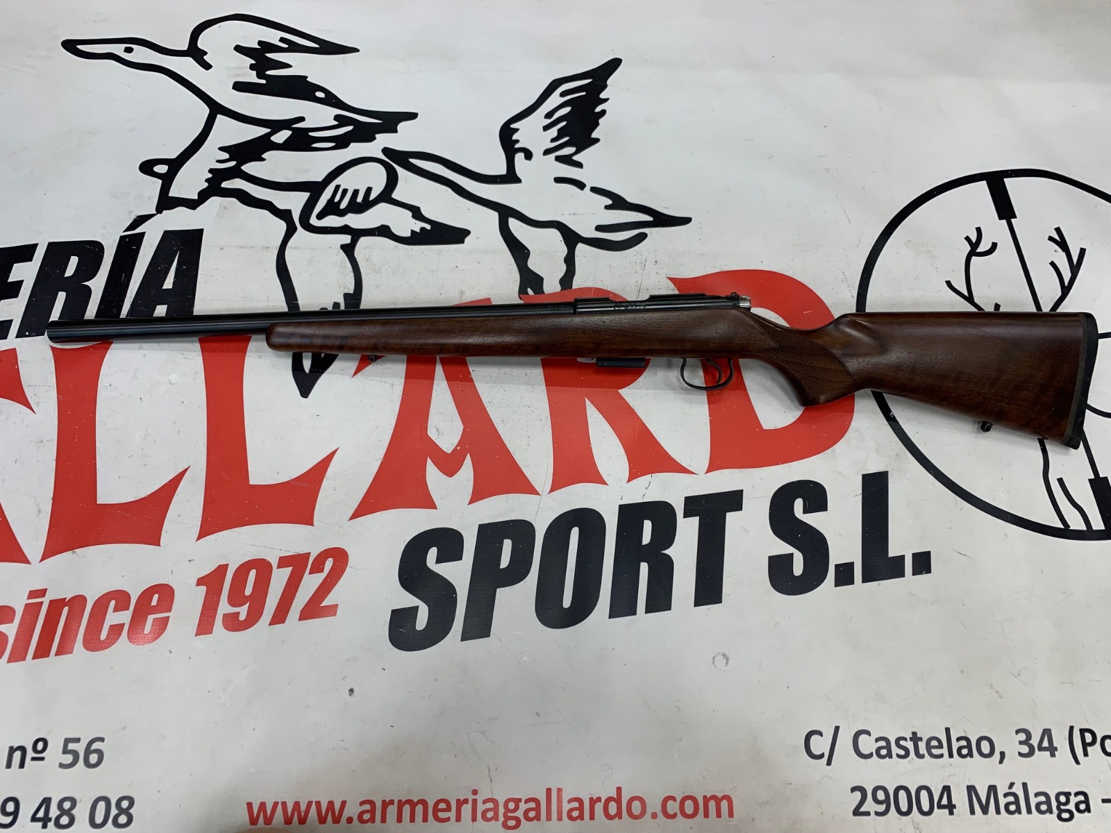 CARABINA CZ 457 VARMINT 17 HMR IMPECABLE