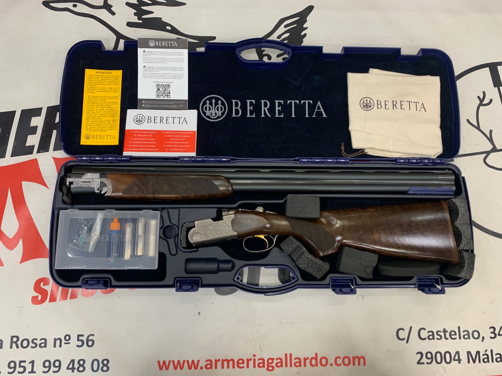 ESCOPETA BERETTA 687 SILVER PIGEON 5 CAZA 76 CM IMPECABLE