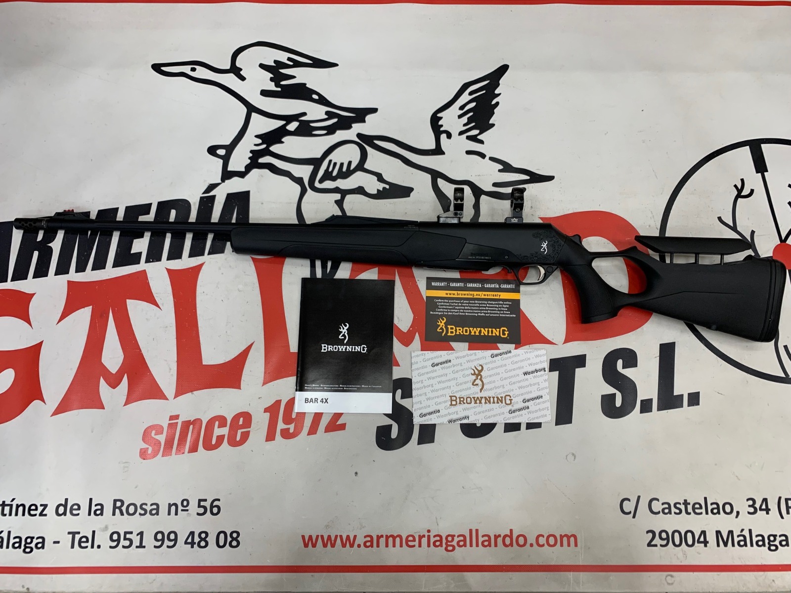 RIFLE BROWNING BAR 4X ELITE CAL 300 WM REESTRENO