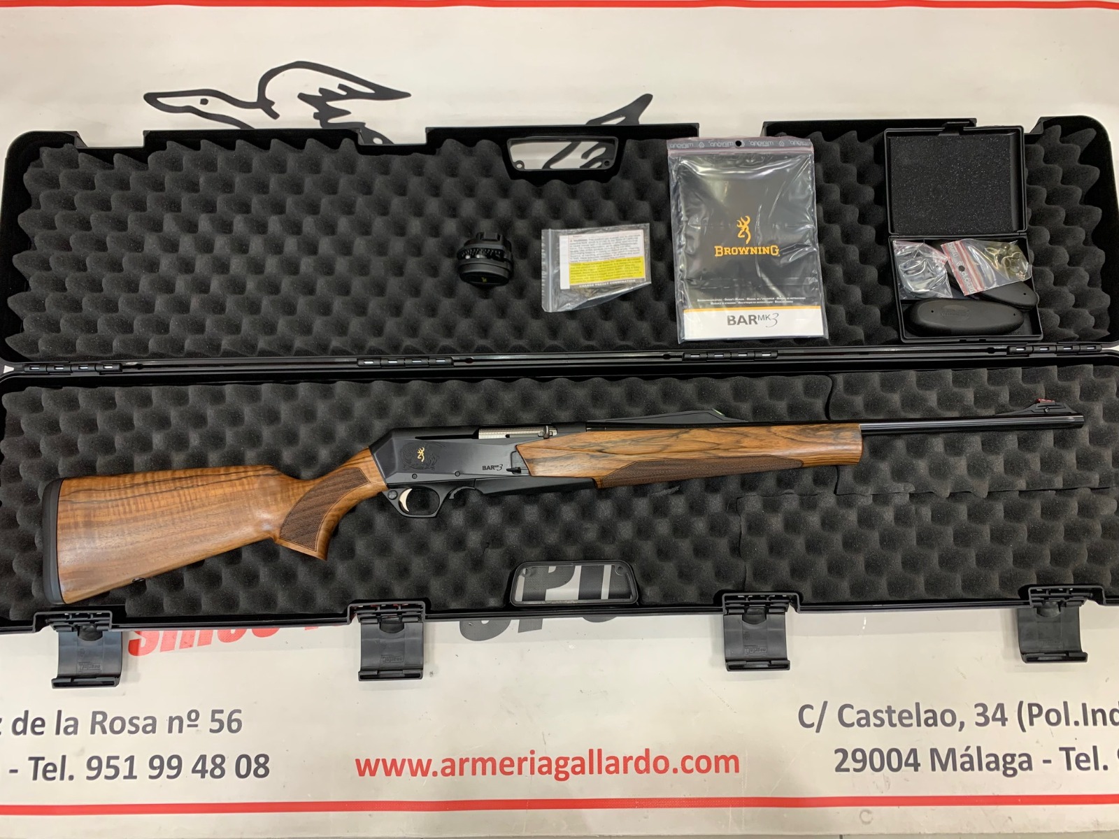 RIFLE BROWNING MKE HUNTER GOLD CAL 30-06 ESTRENO LIQUIDACION