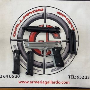 PISTOLA BERETTA 92 FS GREY 9 MM + KIT CONVERSION 22LR