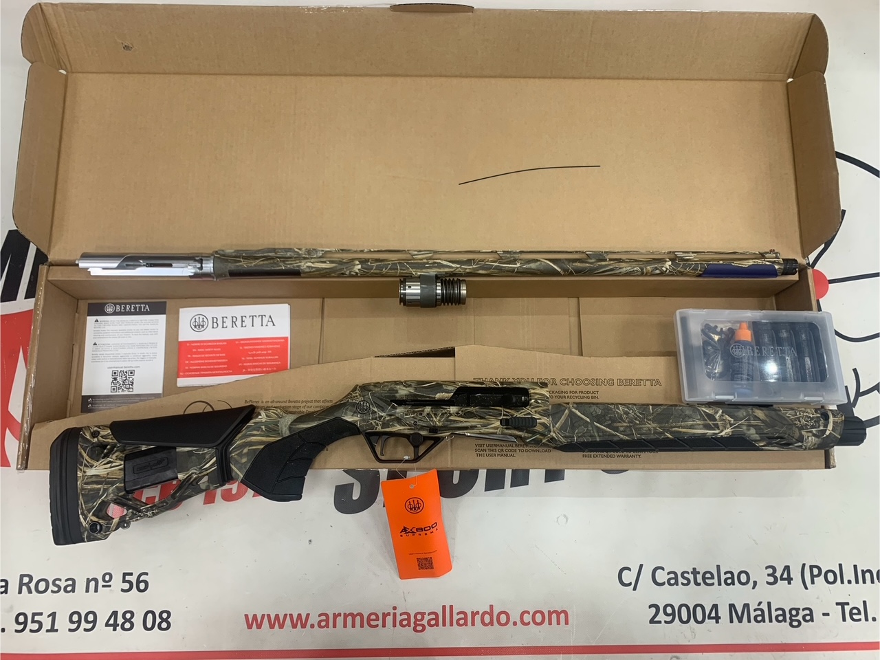 ESCOPETA BERETTA AX800 SUPREMA CAMO MAX7 NOVEDAD