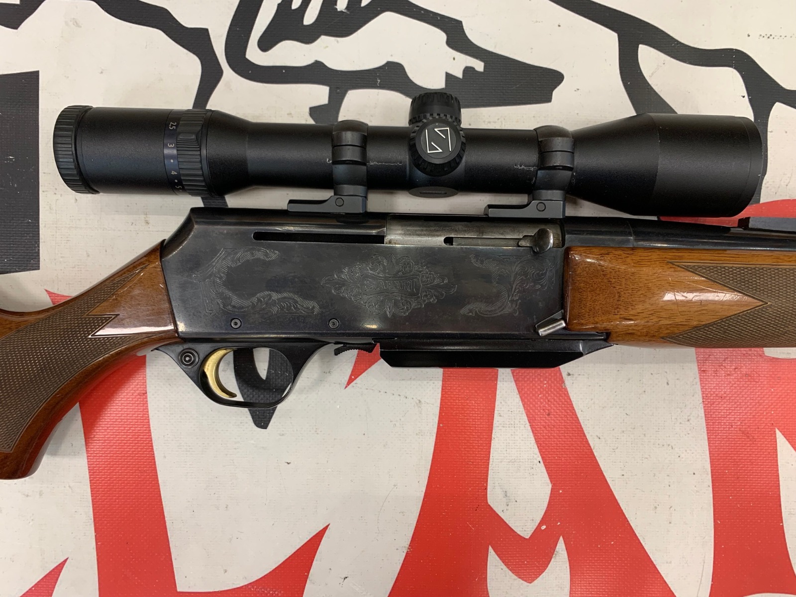 RIFLE BROWNING BAR II SAFARI COMBO ZEISS