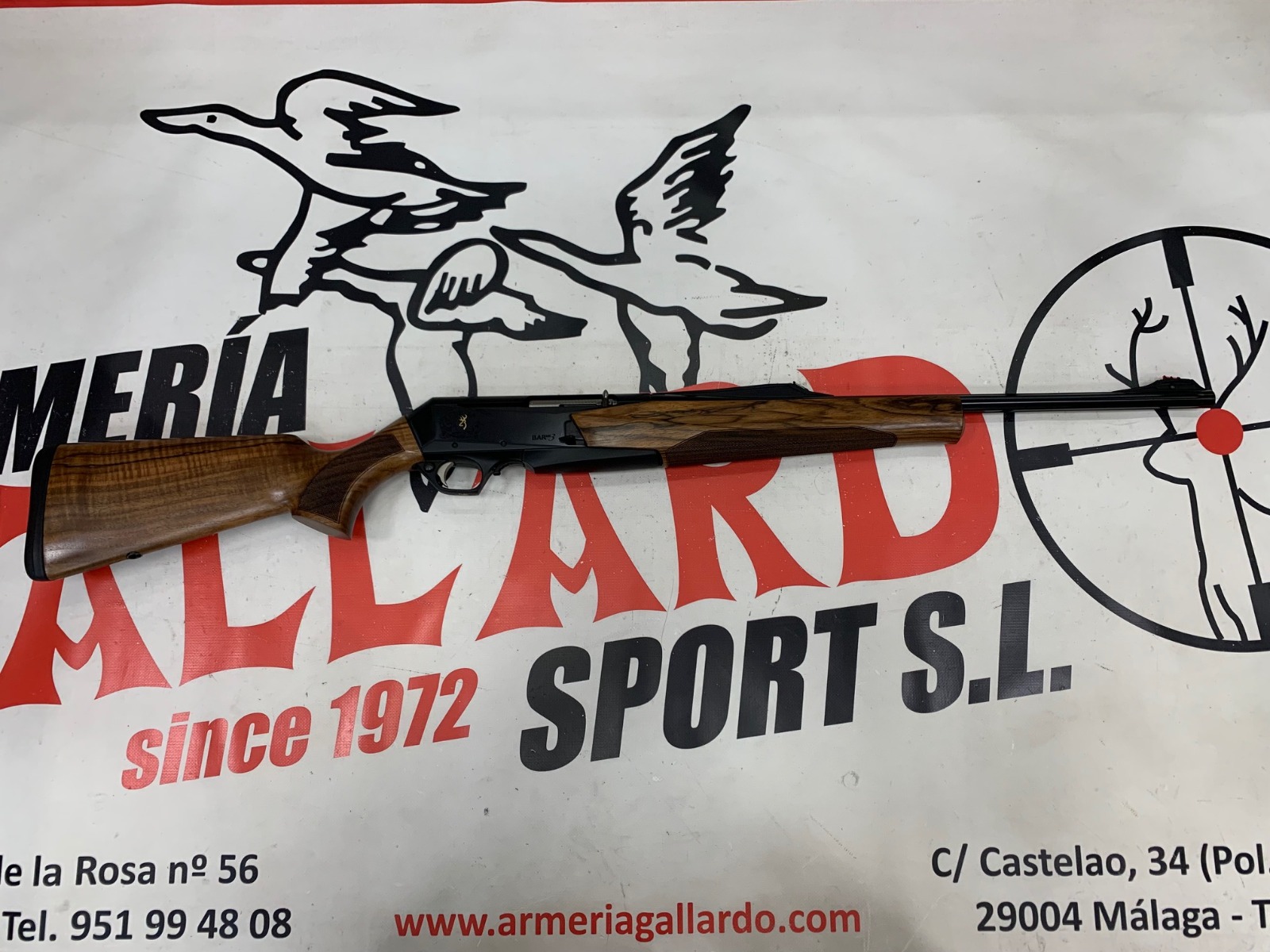 RIFLE BROWNING MKE HUNTER GOLD CAL 30-06 ESTRENO LIQUIDACION