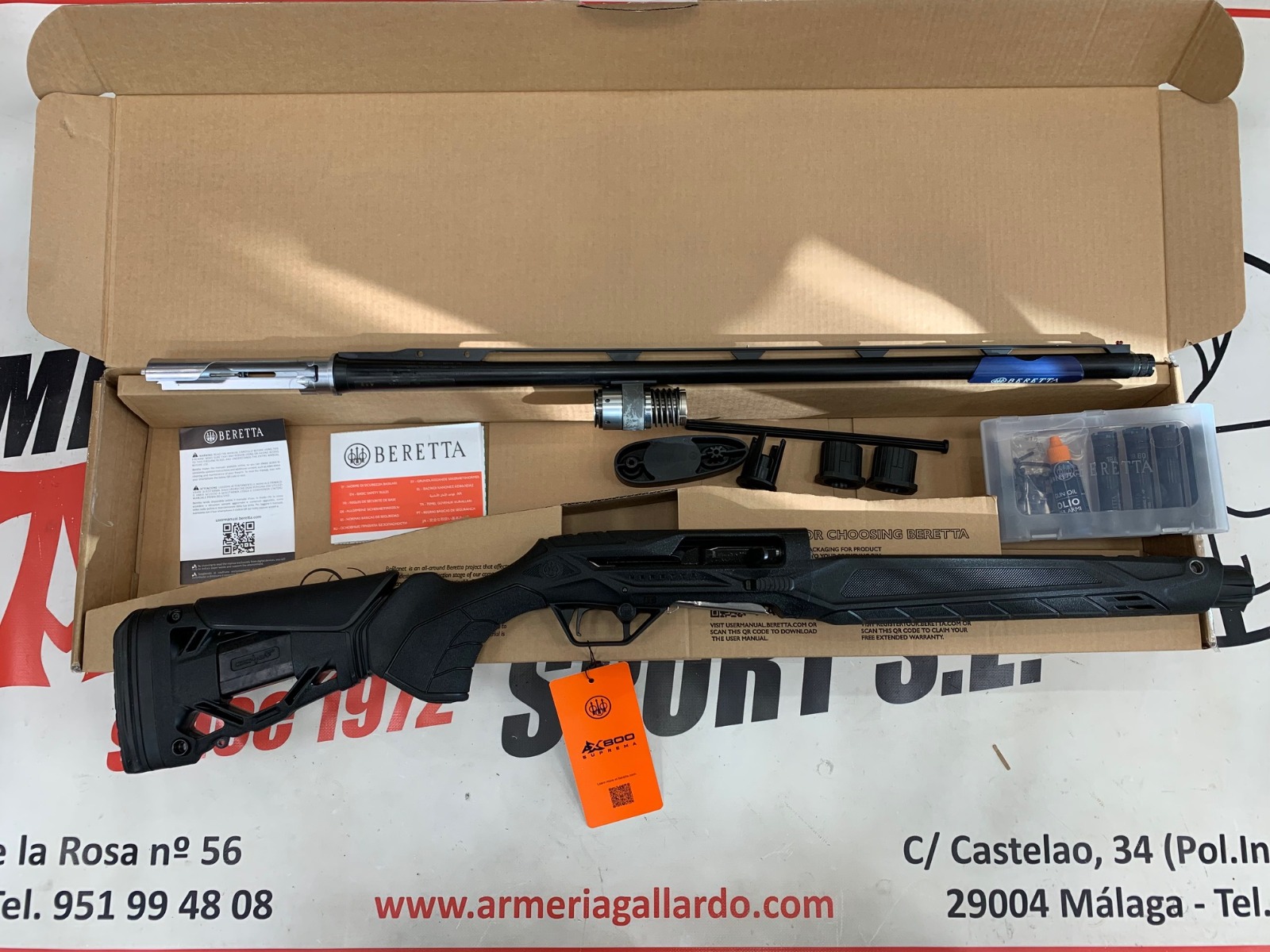 ESCOPETA BERETTA AX 800 SUPREMA SINTETICA NEGRA