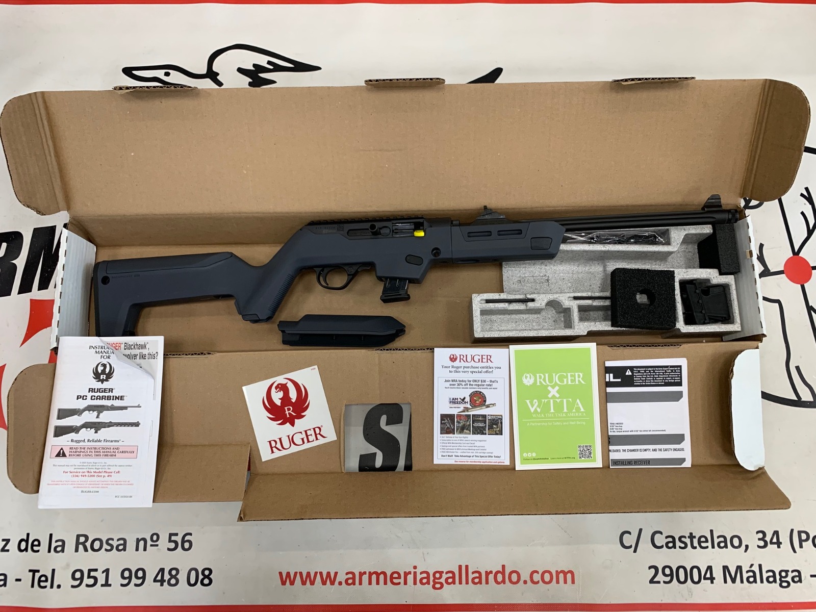 CARABINA RUGER PC CARBINE MAGPUL