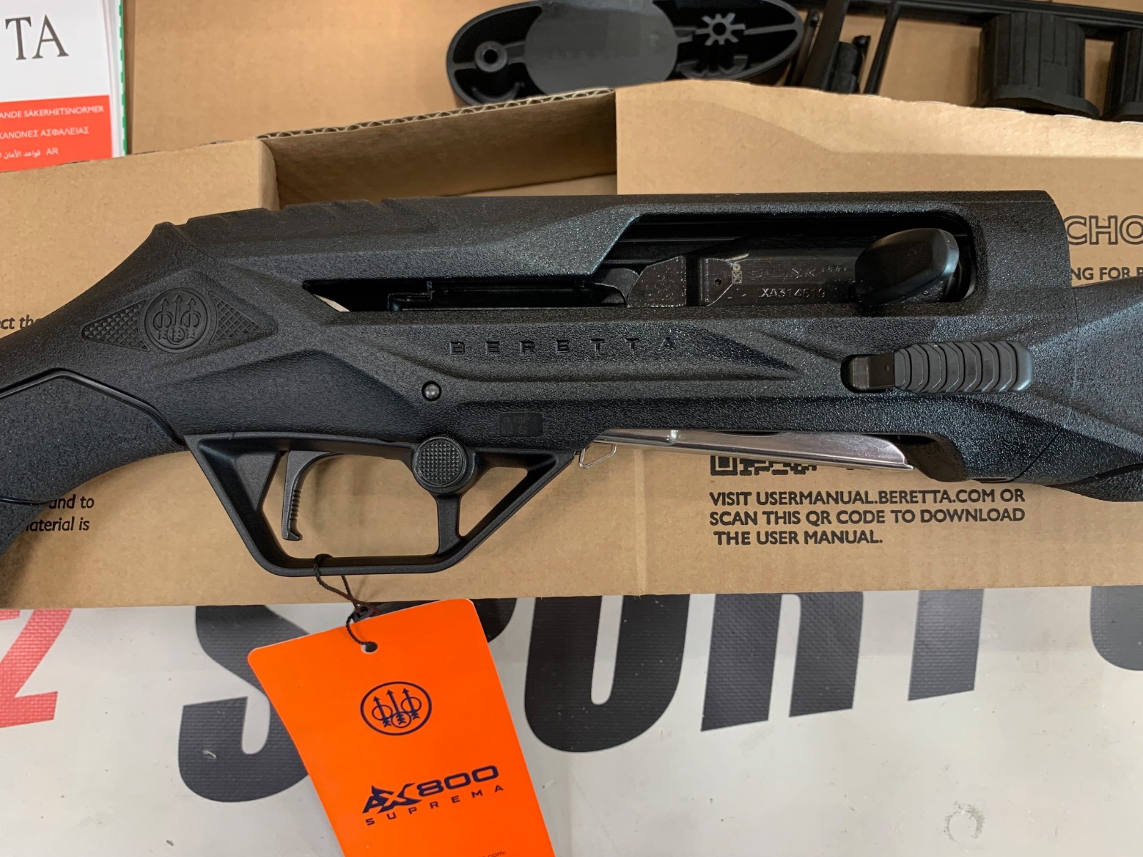 ESCOPETA BERETTA AX 800 SUPREMA SINTETICA NEGRA