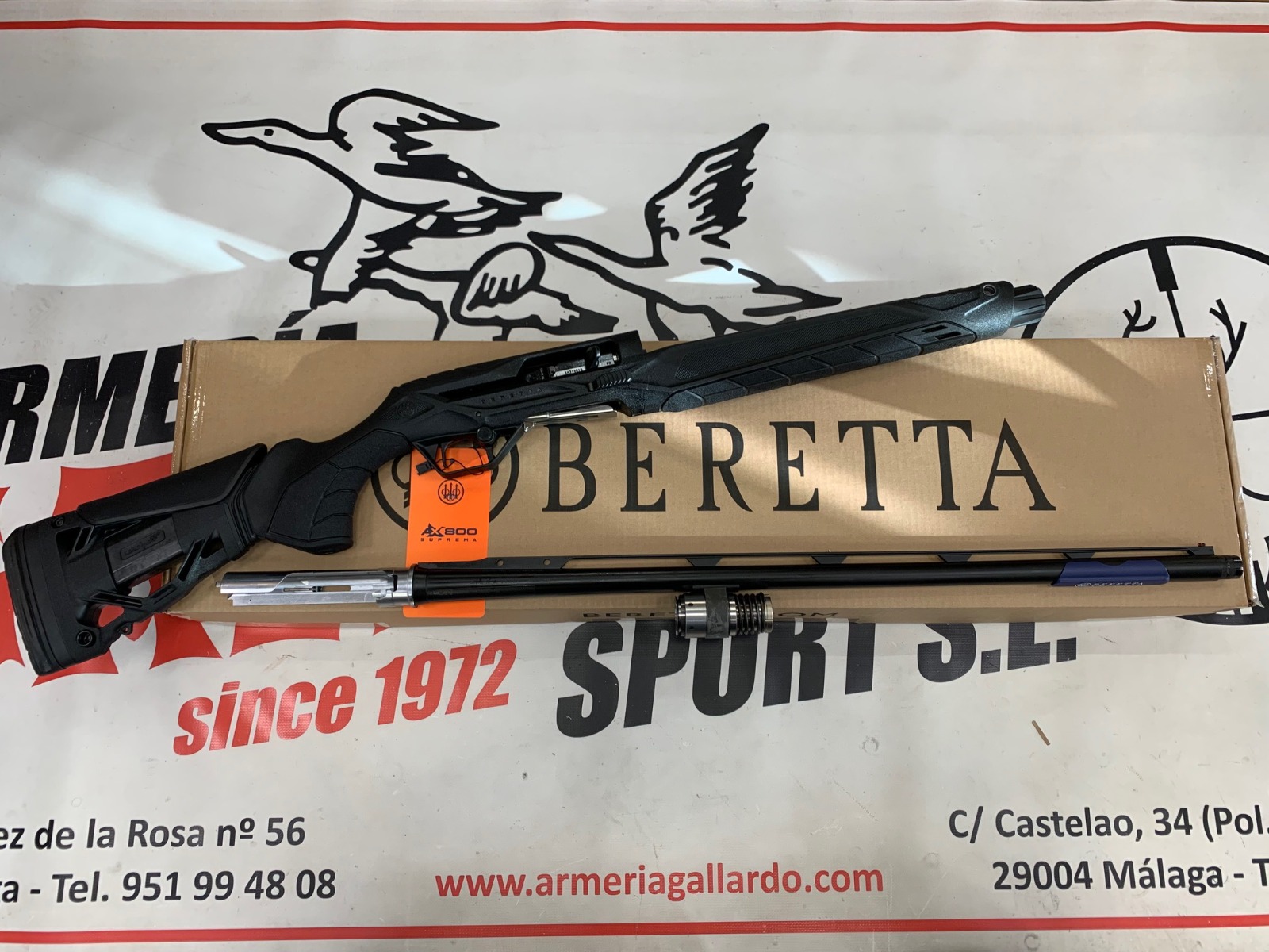 ESCOPETA BERETTA AX 800 SUPREMA SINTETICA NEGRA
