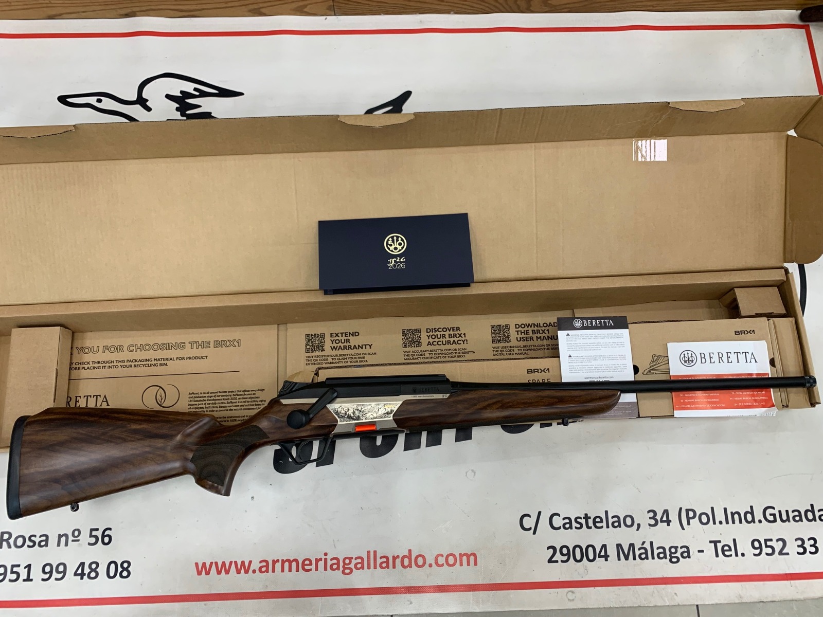 RIFLE BERETTA BRX-1 500 ANIVERSARIO EDICION LIMITADA