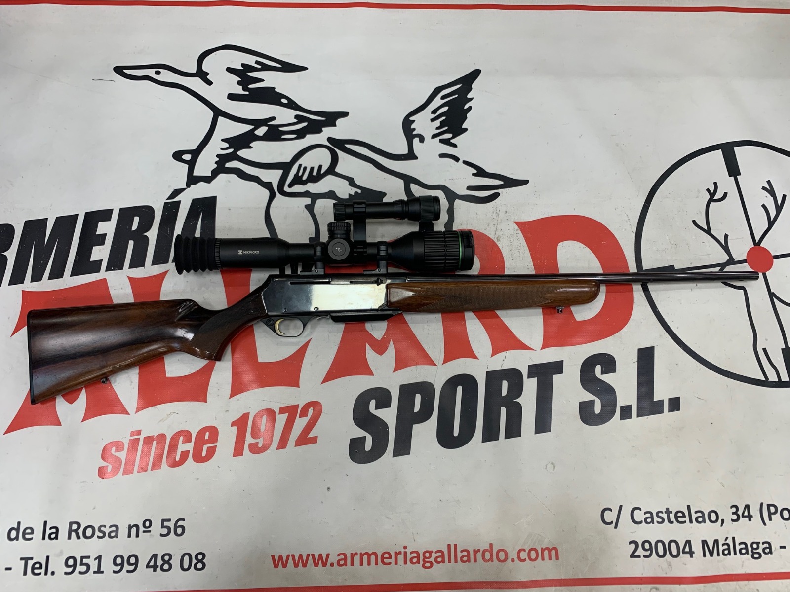 RIFLE BROWNING BAR II CAL 30-06 COMBO HIKMICRO