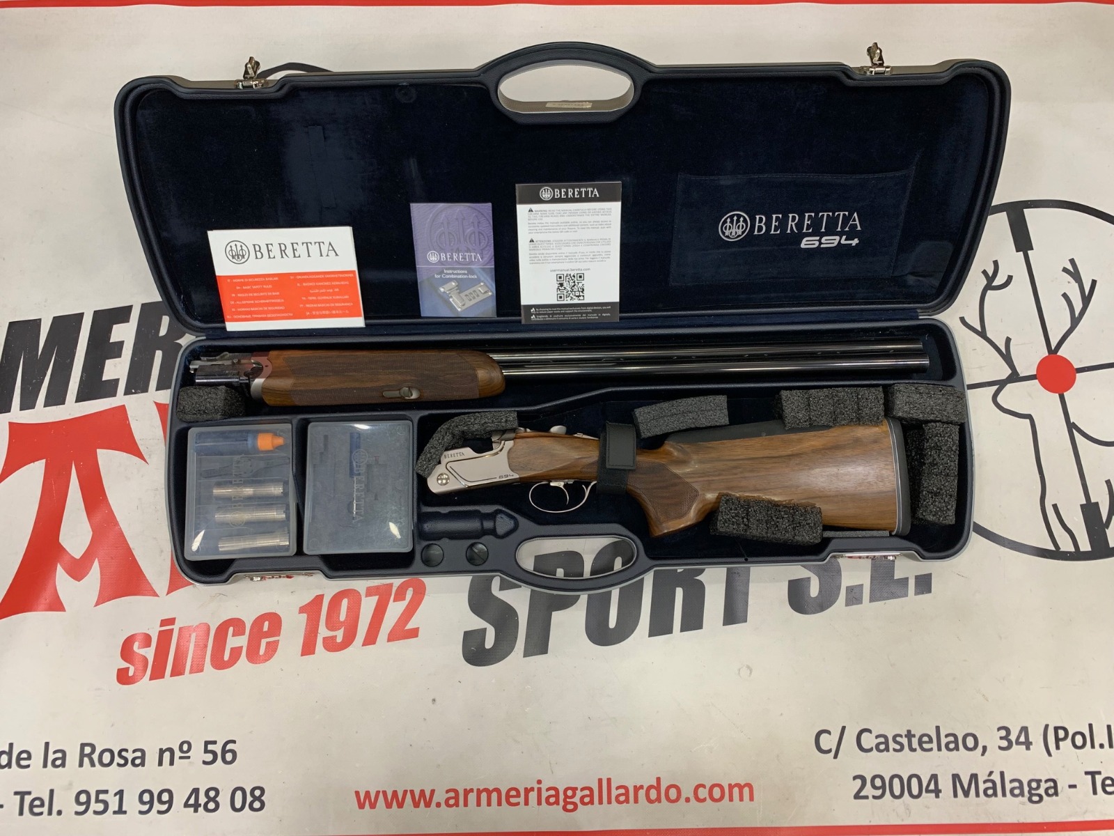 ESCOPETA BERETTA 694 TRAP DTL CHOKES