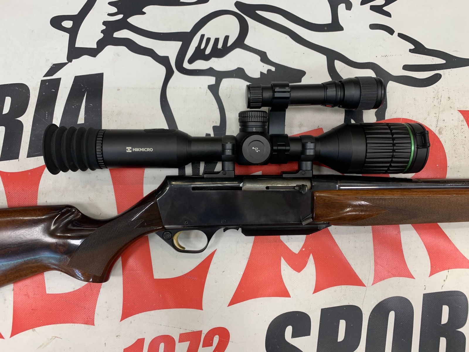 RIFLE BROWNING BAR II CAL 30-06 COMBO HIKMICRO