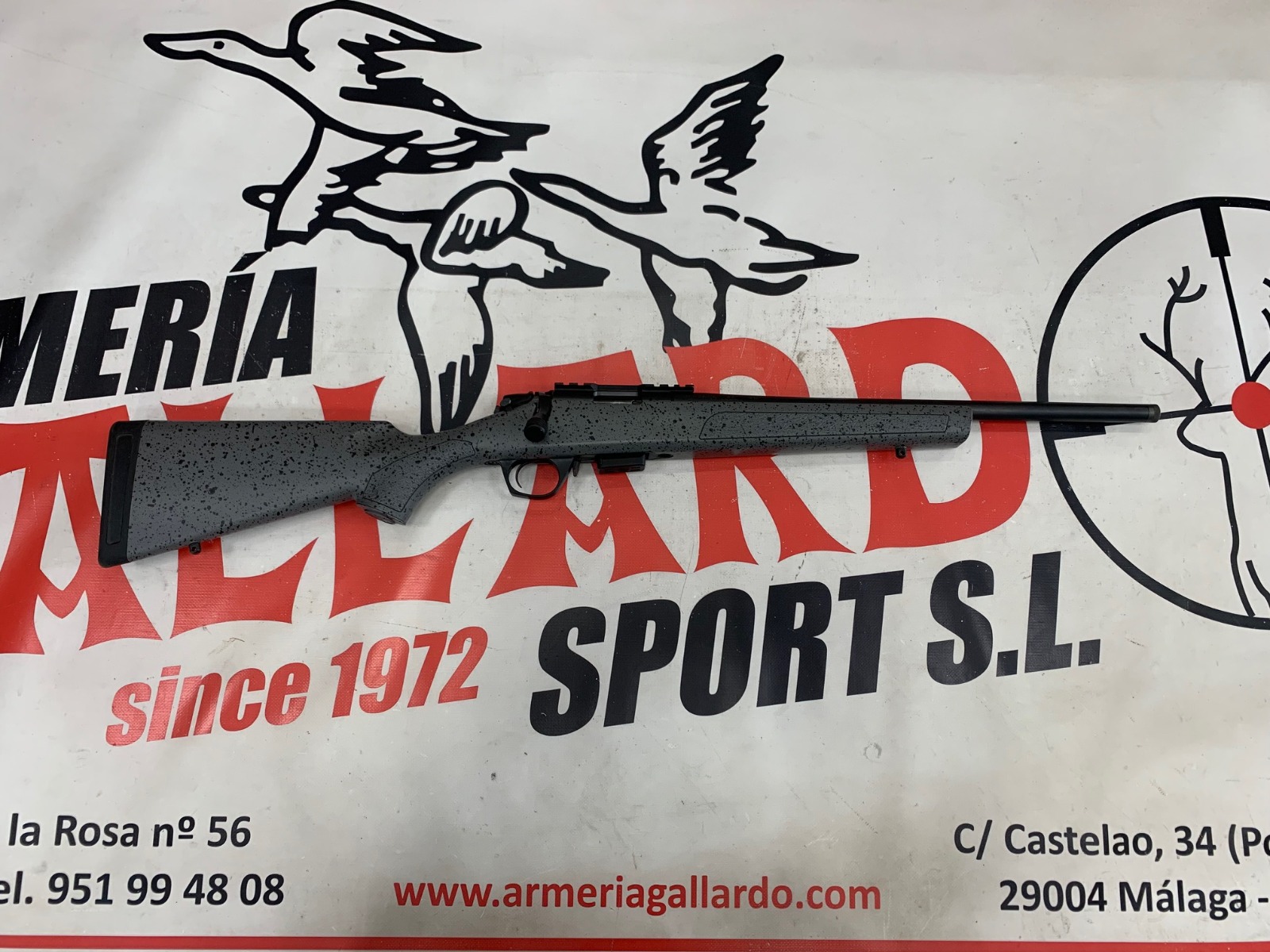 RIFLE BERGARA BMR STEEL CAL 22 IMPECABLE