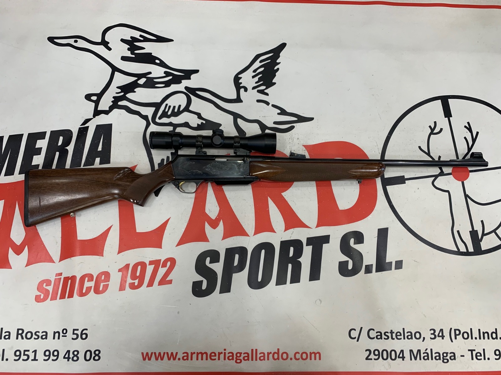 RIFLE BROWNING BAR II SAFARI CAL 30-06 COMBO