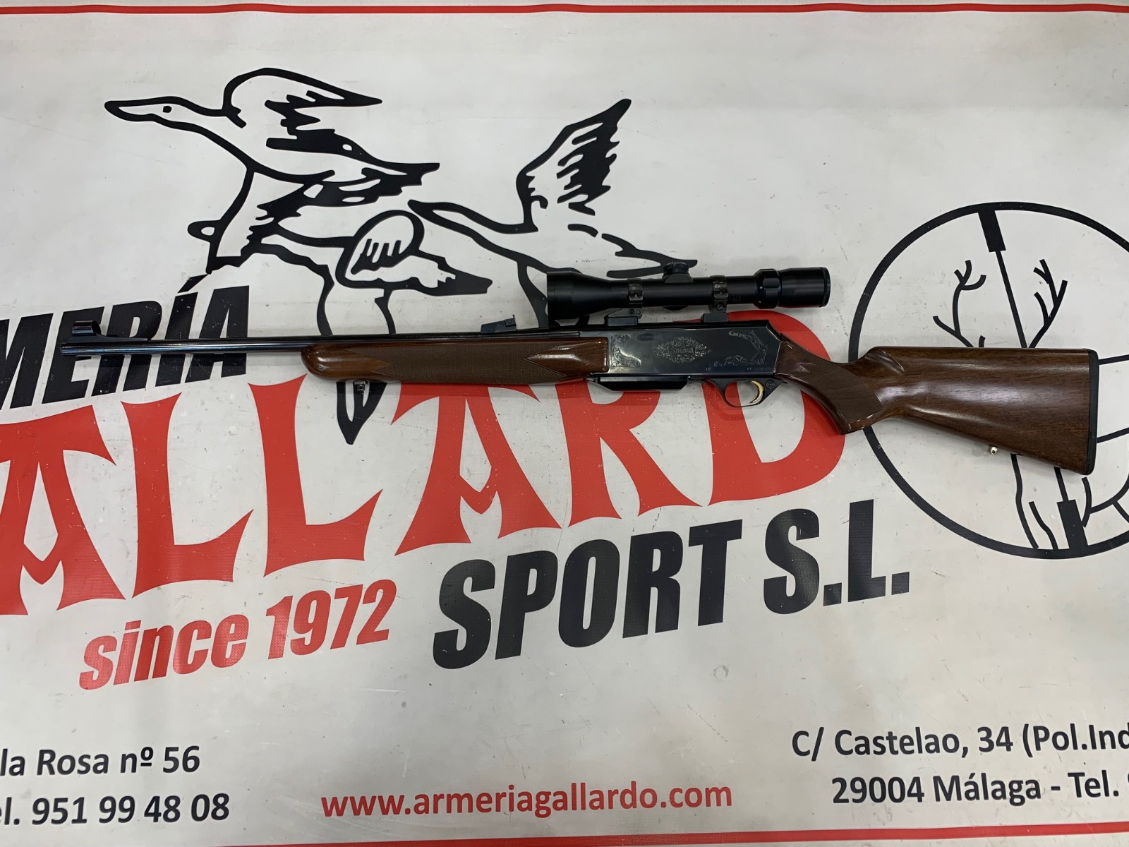 RIFLE BROWNING BAR II SAFARI CAL 30-06 COMBO
