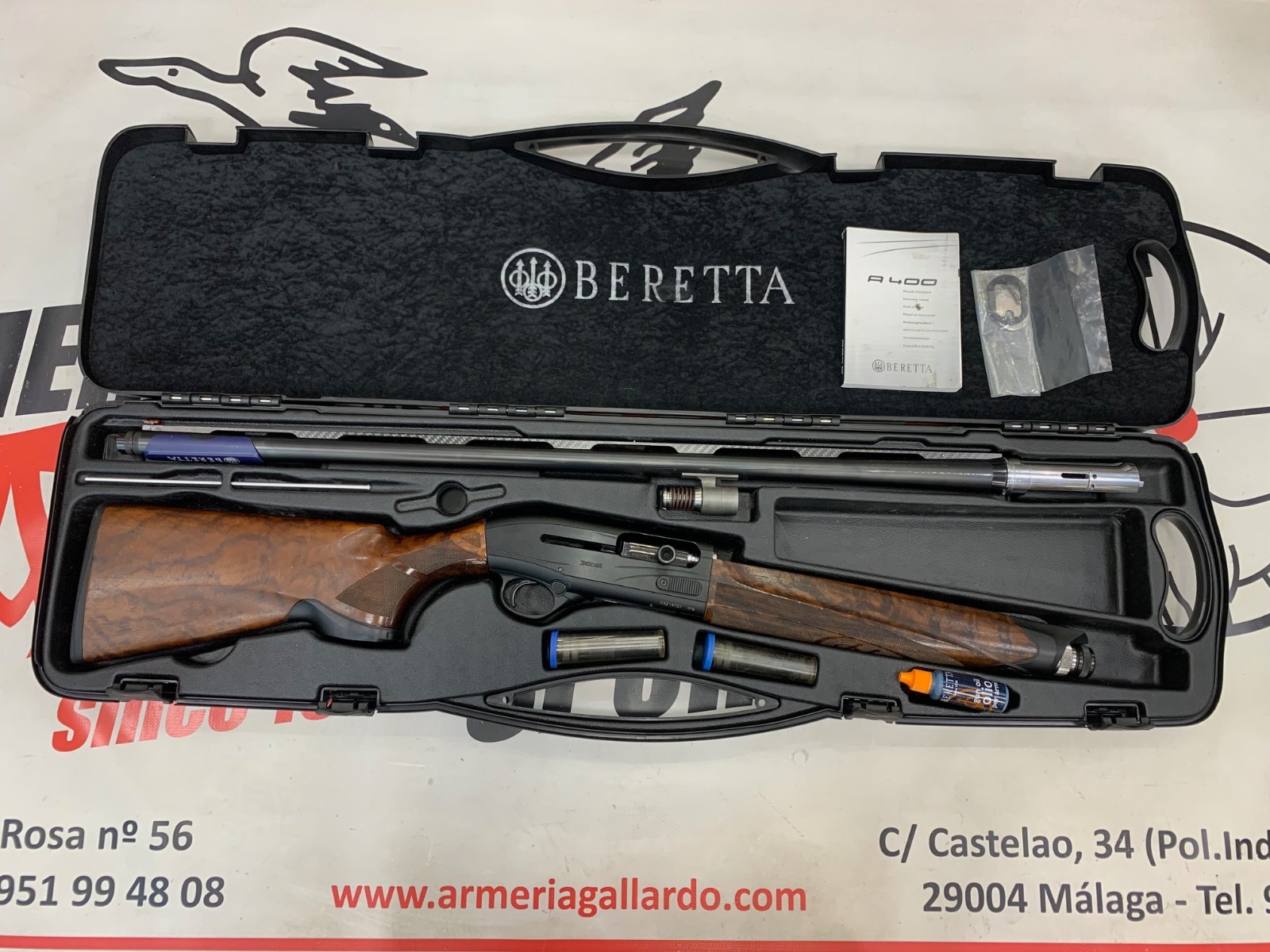 ESCOPETA BERETTA A400 XCEL SPORTING BLACK 76 CM