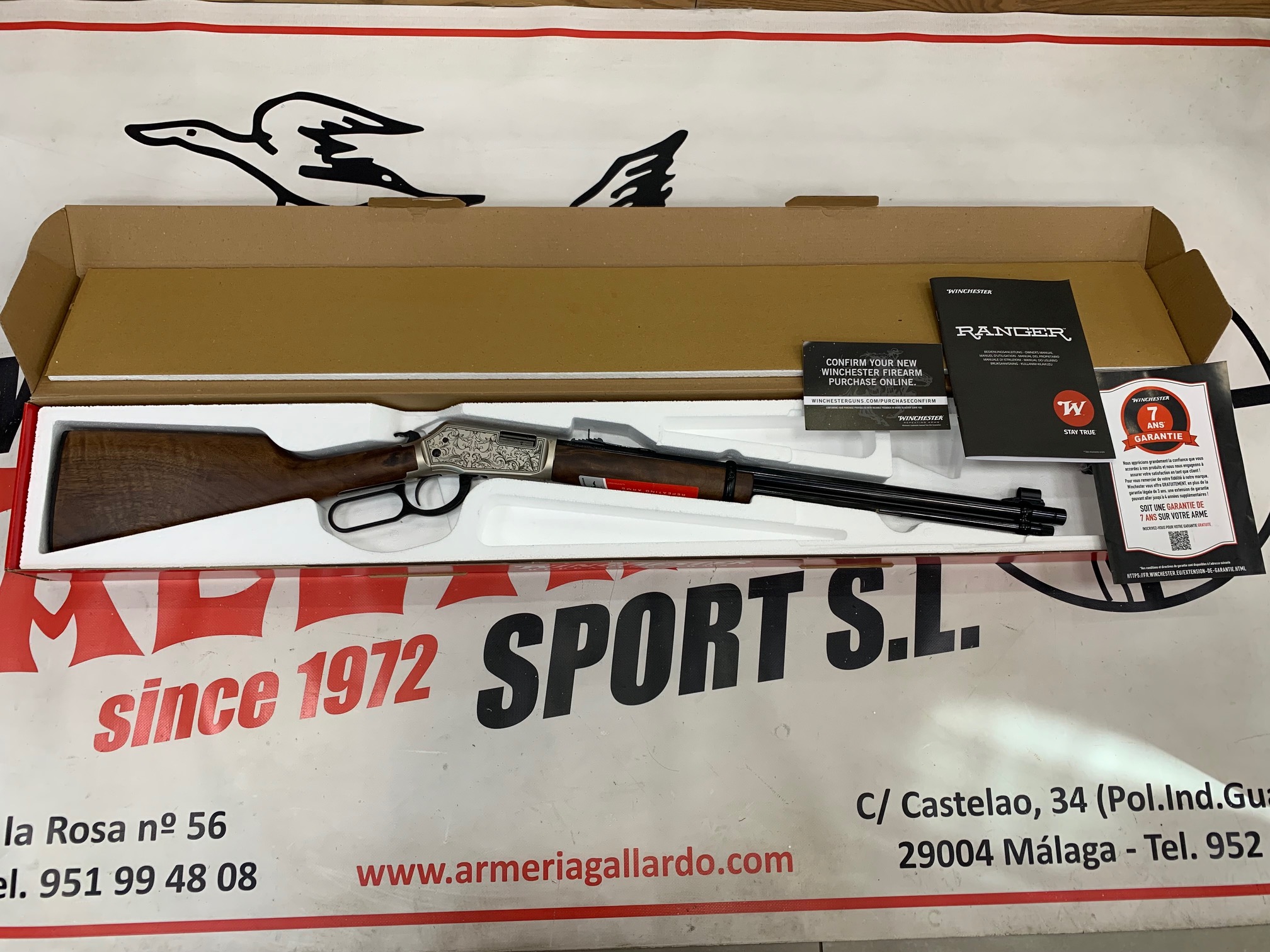RIFLE WINCHESTER RANGER HIGH GRADE CAL 22 LR SERIE LIMITADA
