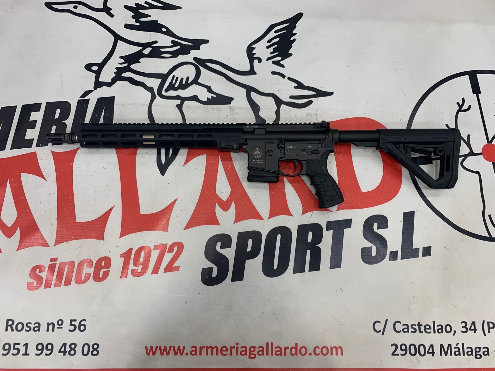 RIFLE ADC M5 PLUS CAL 222 REMINGTON