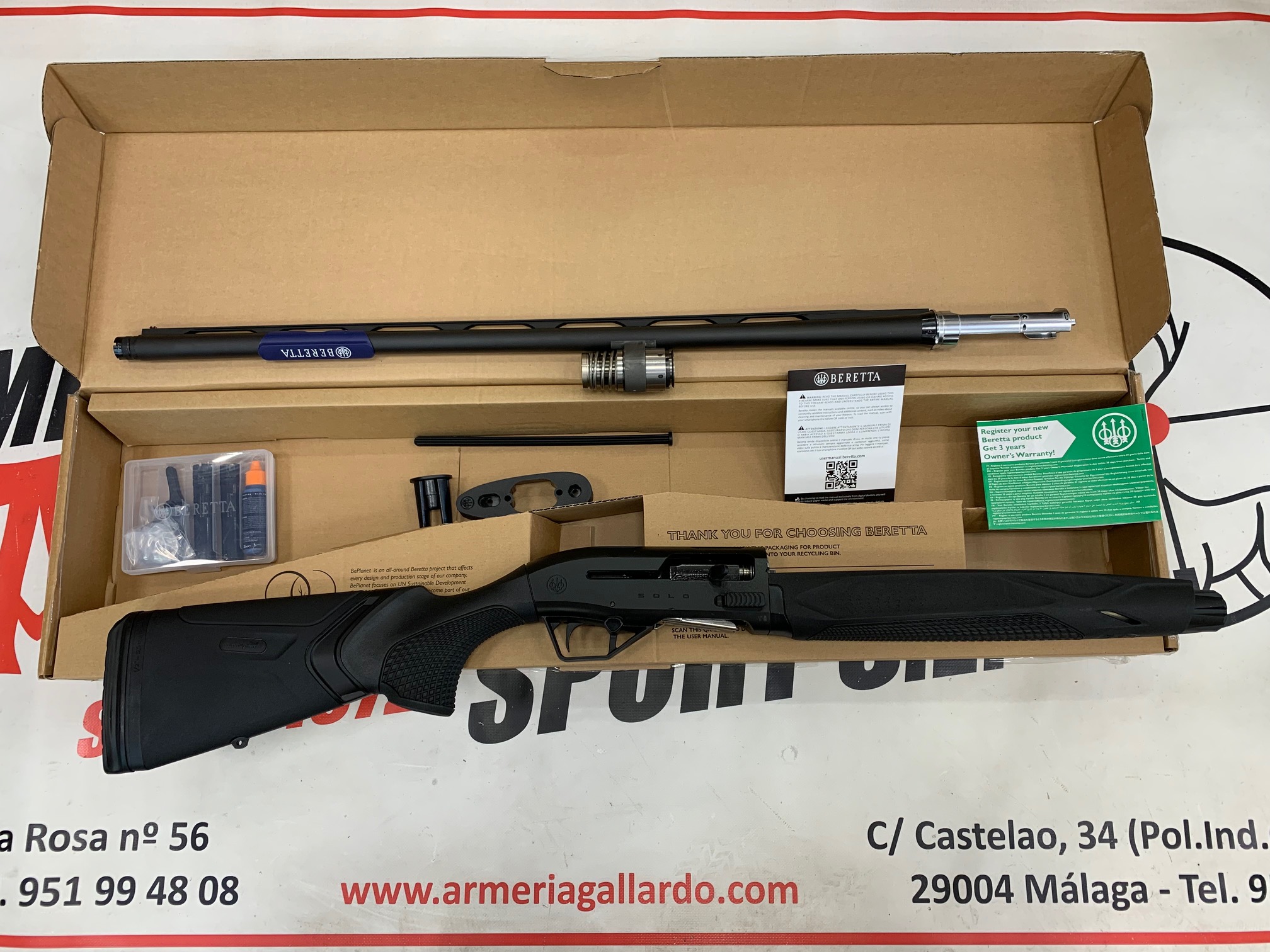 ESCOPETA BERETTA A400 SOLO SINTETICA NEGRA