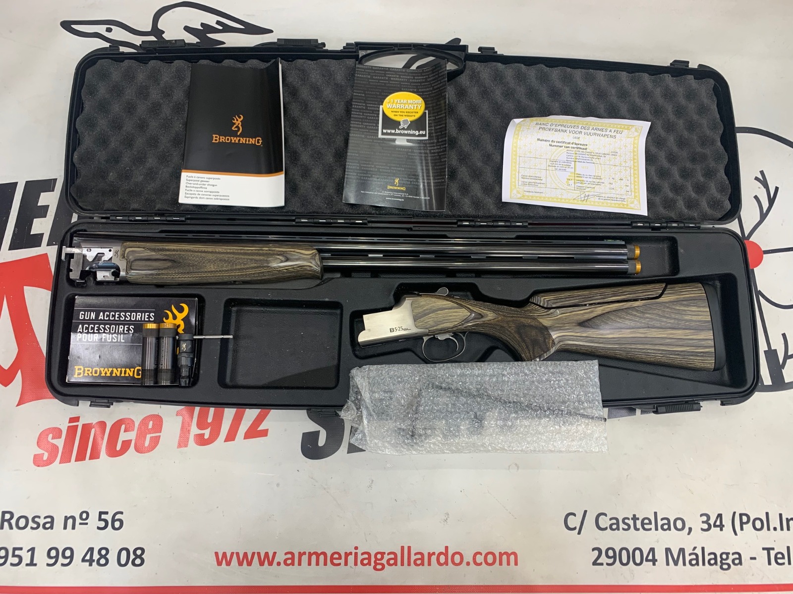 ESCOPETA BROWNING 525 SPORTER LAMINADA IMPECABLE